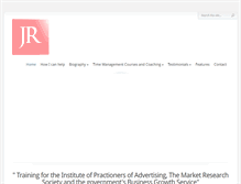 Tablet Screenshot of jrperformancecoaching.com